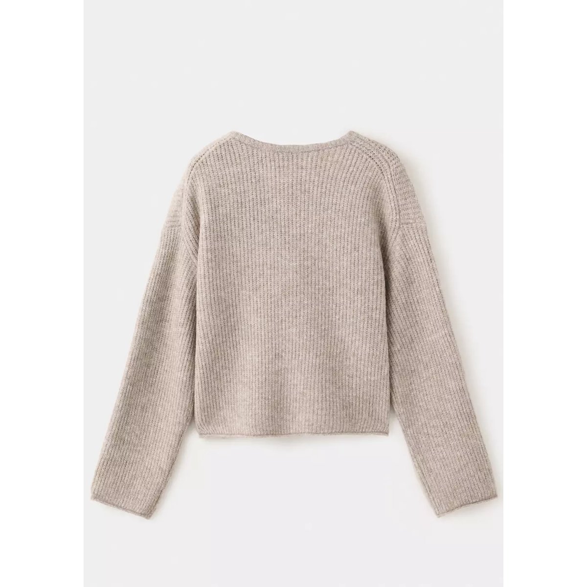 Pull-over maille marron moyen, MANGO KIDS