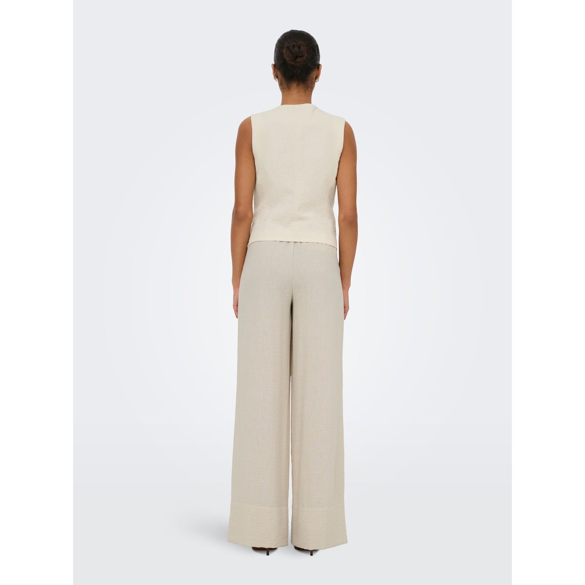 Pantalon À Jambe Large oatmeal, JDY