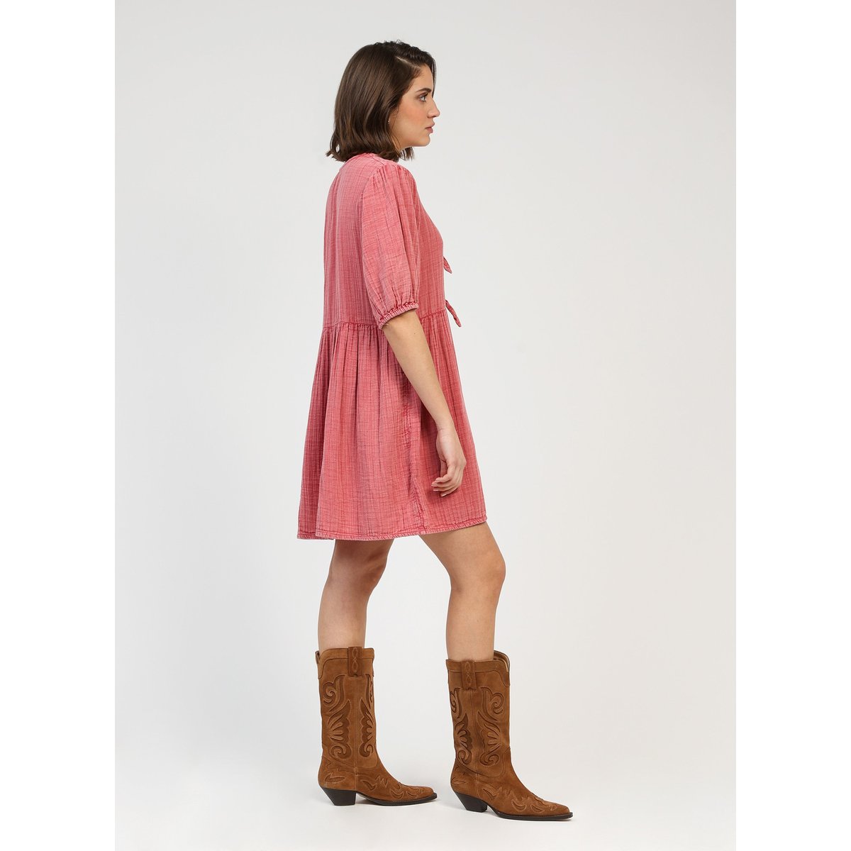 Robe Courte OLEONIA rose, AN'GE