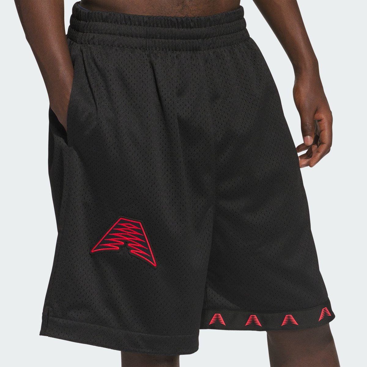 Short Anthony Edwards Foundation black / pure ruby, adidas Performance
