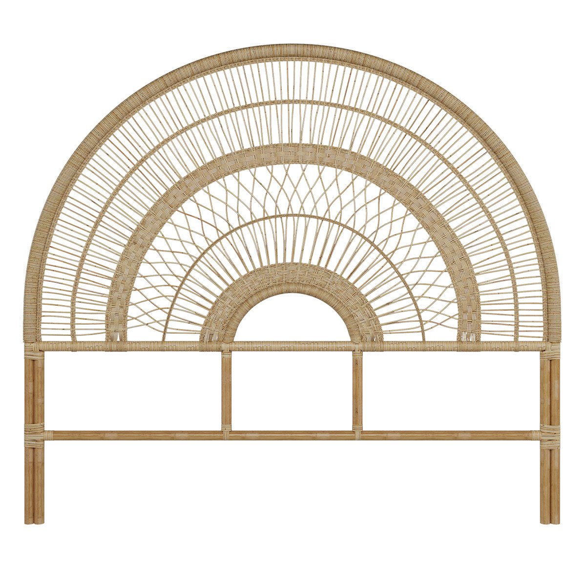 Tête de lit en rotin - ASTÉRIA naturel, MAISON PAVANE