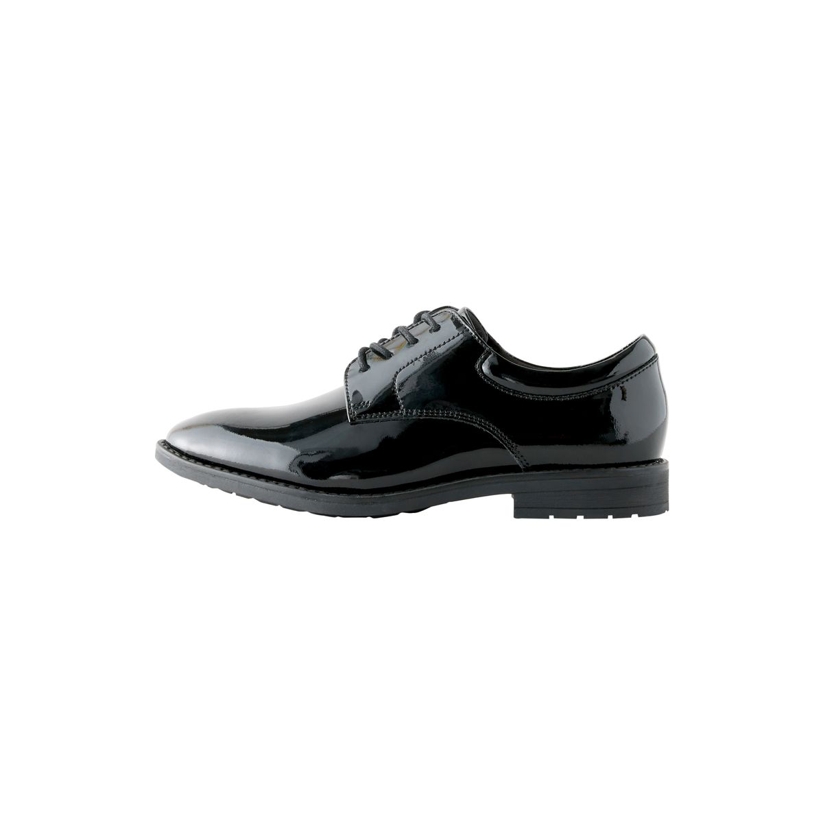 Chaussures à lacets en cuir noir, NEXT