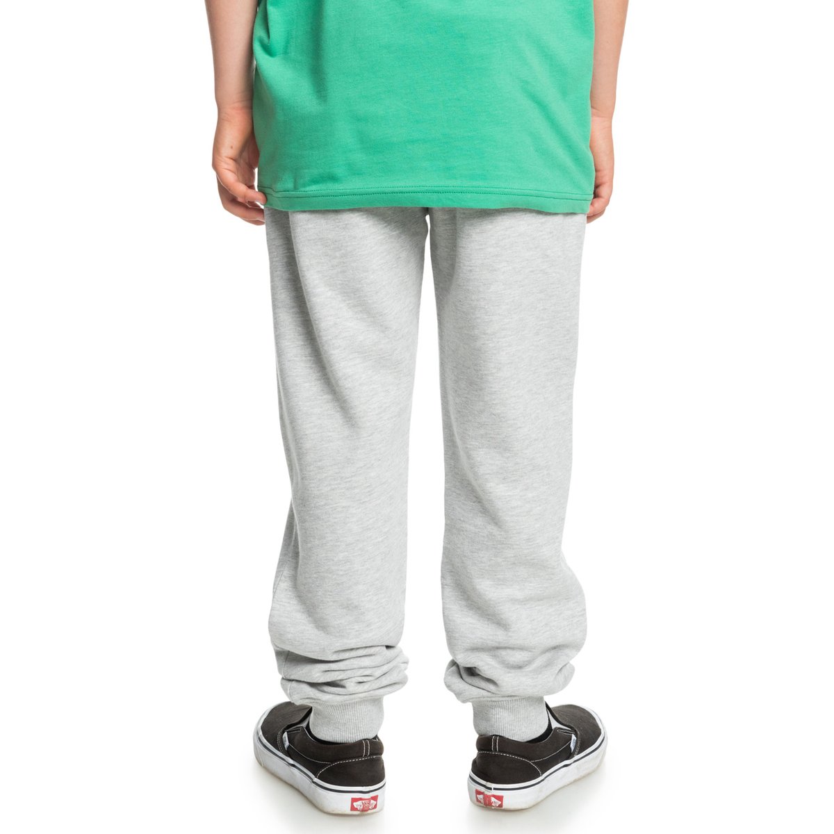 Bas de survêtement à taille élastique AGE OF BLUE SLIM gris light grey heather, QUIKSILVER