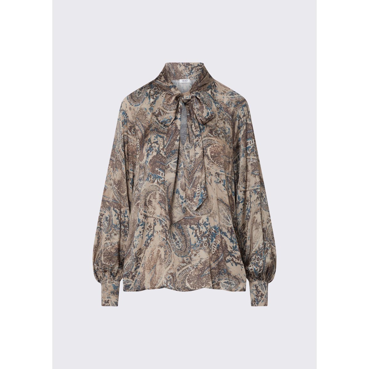 Blouse en satin imprimé cachemire, LIU JO