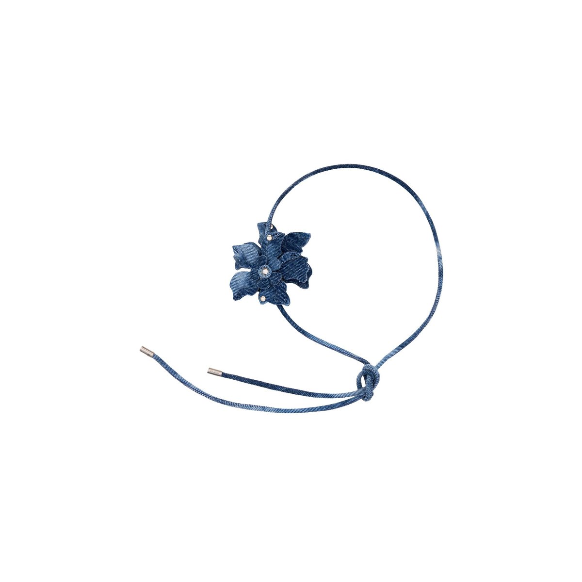 Ceinture Denim Fleurs 100 % Coton bleu, DESIGUAL