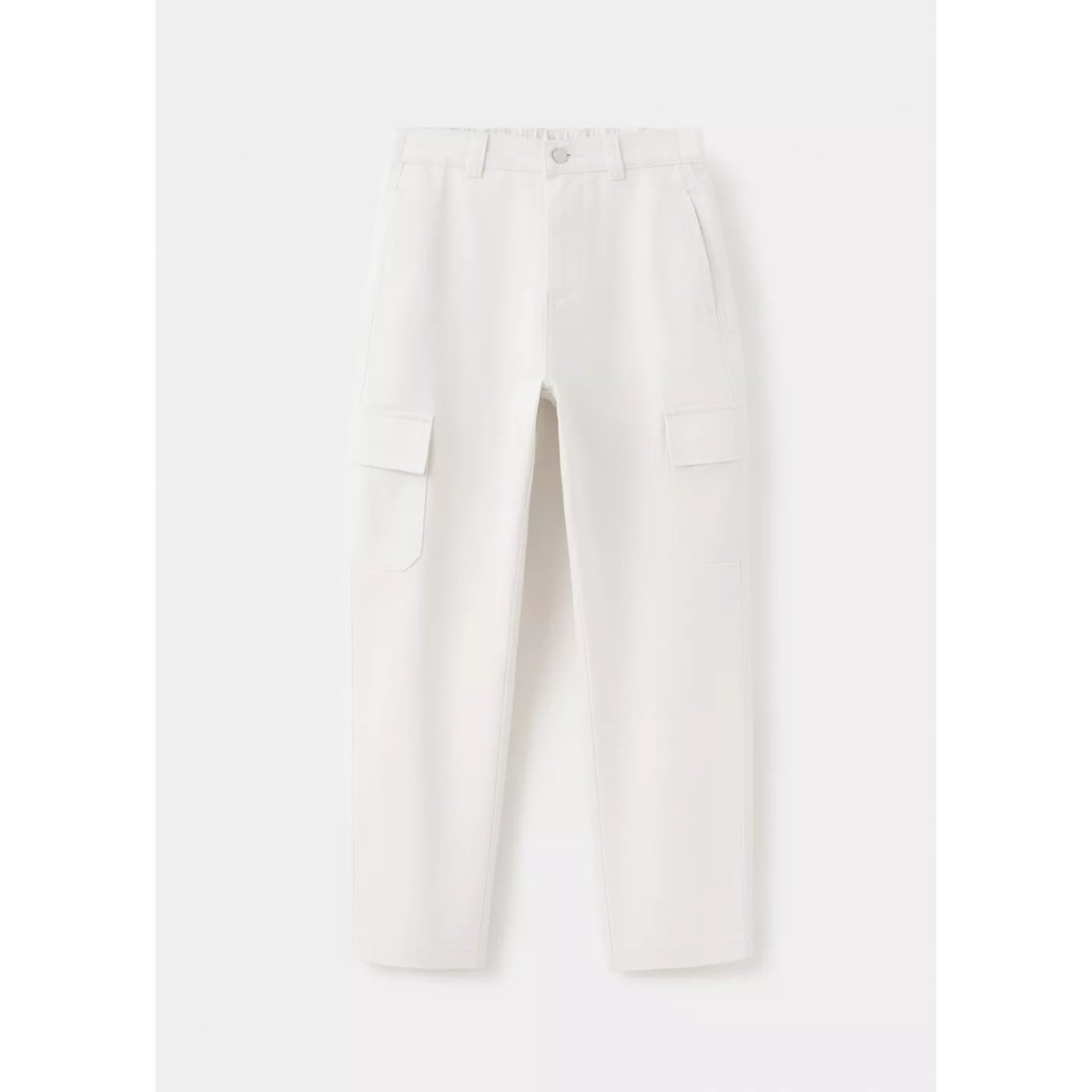 Pantalon cargo coton écru, MANGO KIDS