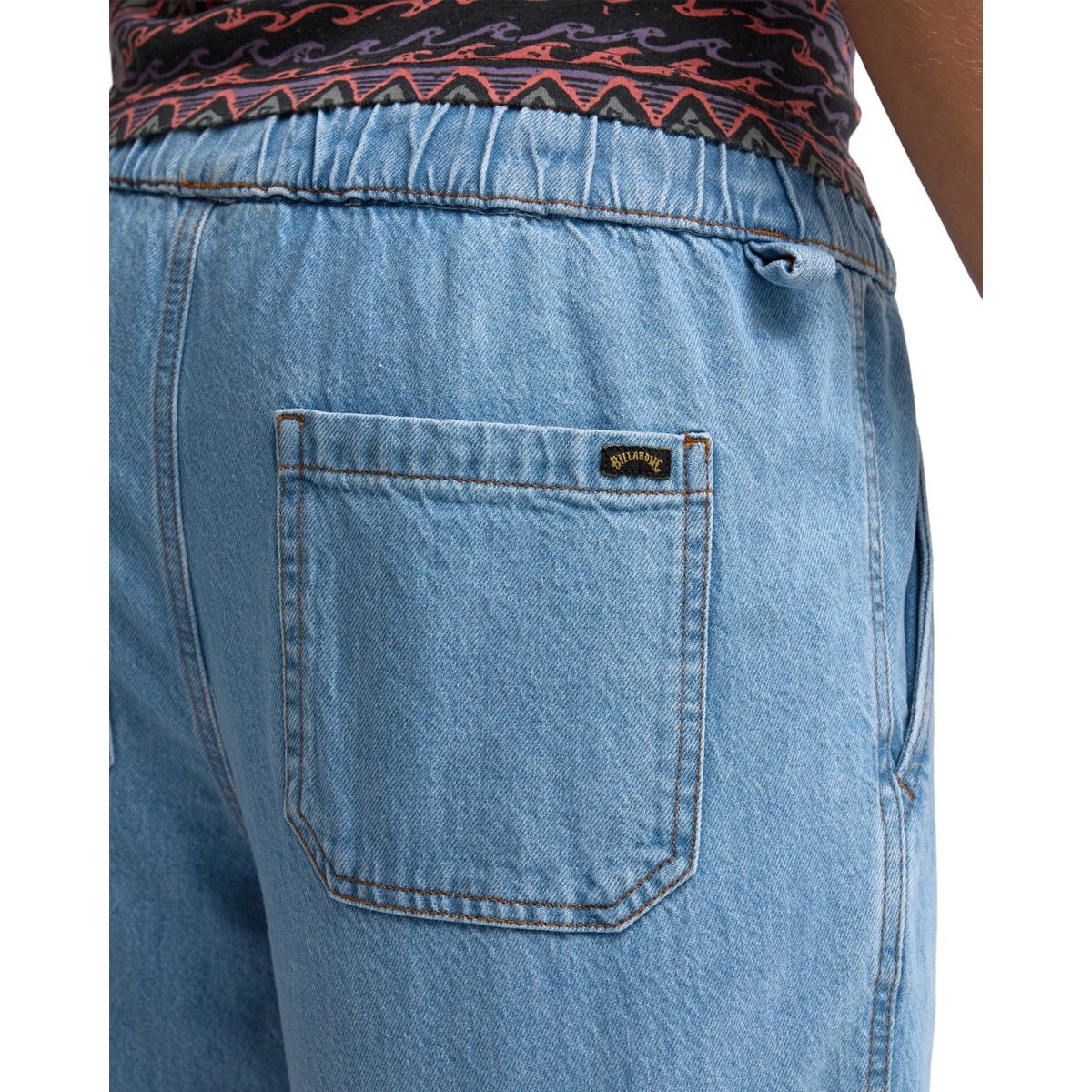 Pantalon en jean élastique avec cordon de serrage LARRY DENIM bleu bleach wash, BILLABONG