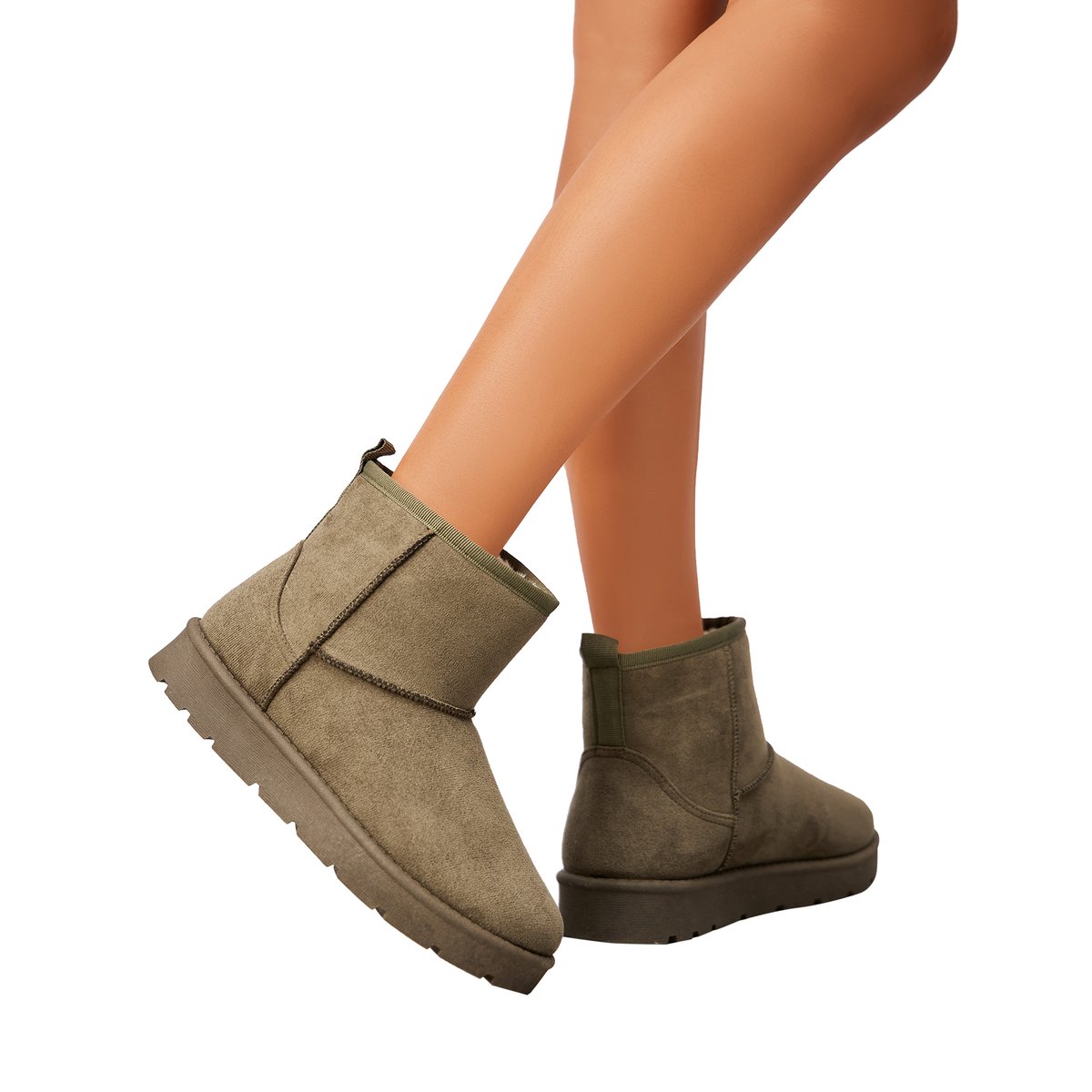 Bottines à Enfiler vert, ENZA NUCCI