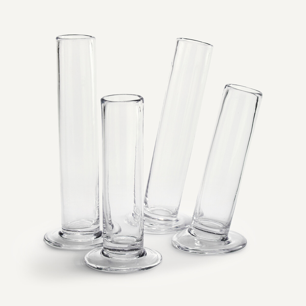 Stille Straight Cylindrical Vase in Glass H31cm transparent, AM.PM