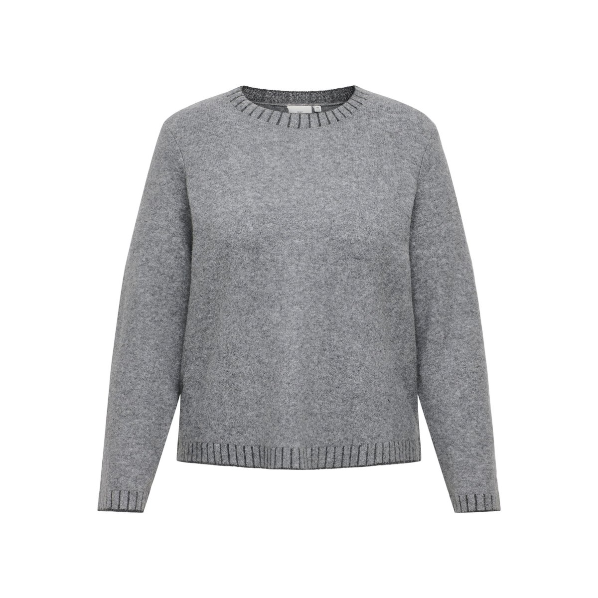 Pull En Maille medium grey melange, ONLY CARMAKOMA