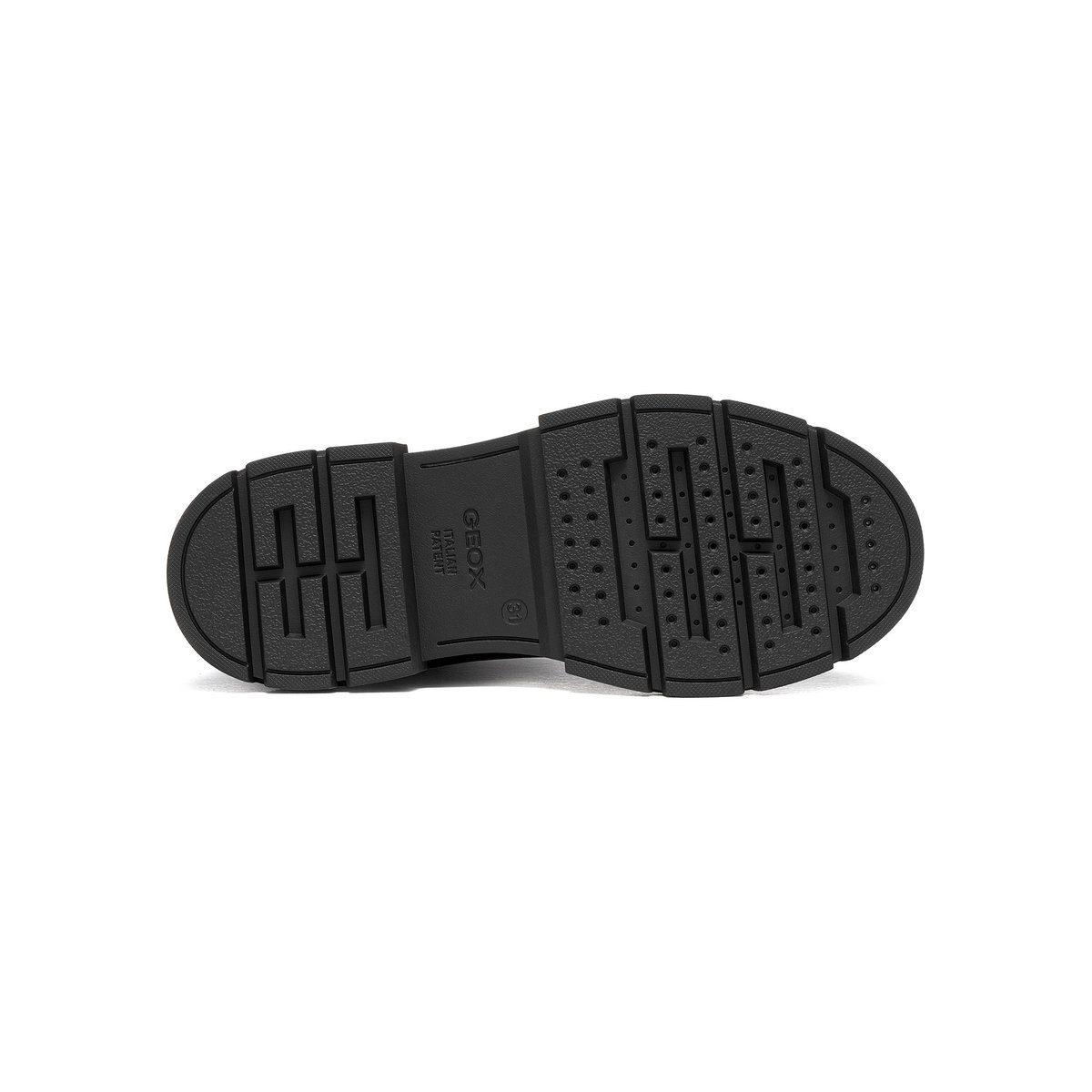 Bottines zippées en cuir, KARSYN noir, GEOX