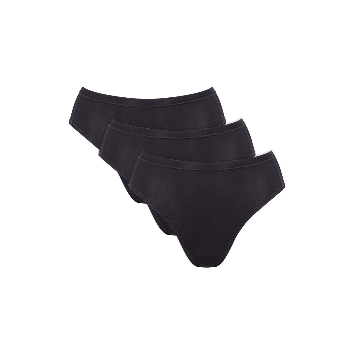 Lot de 2+1 gratuit - Slips GO DAILY COTTON noir, SLOGGI