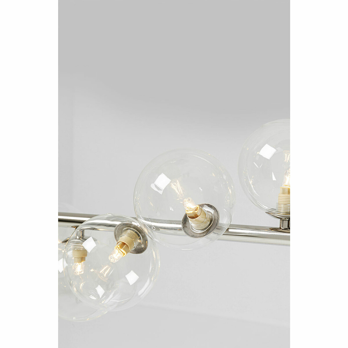 Hängeleuchte Scala Balls Chrome 150cm silberfarben, KARE DESIGN