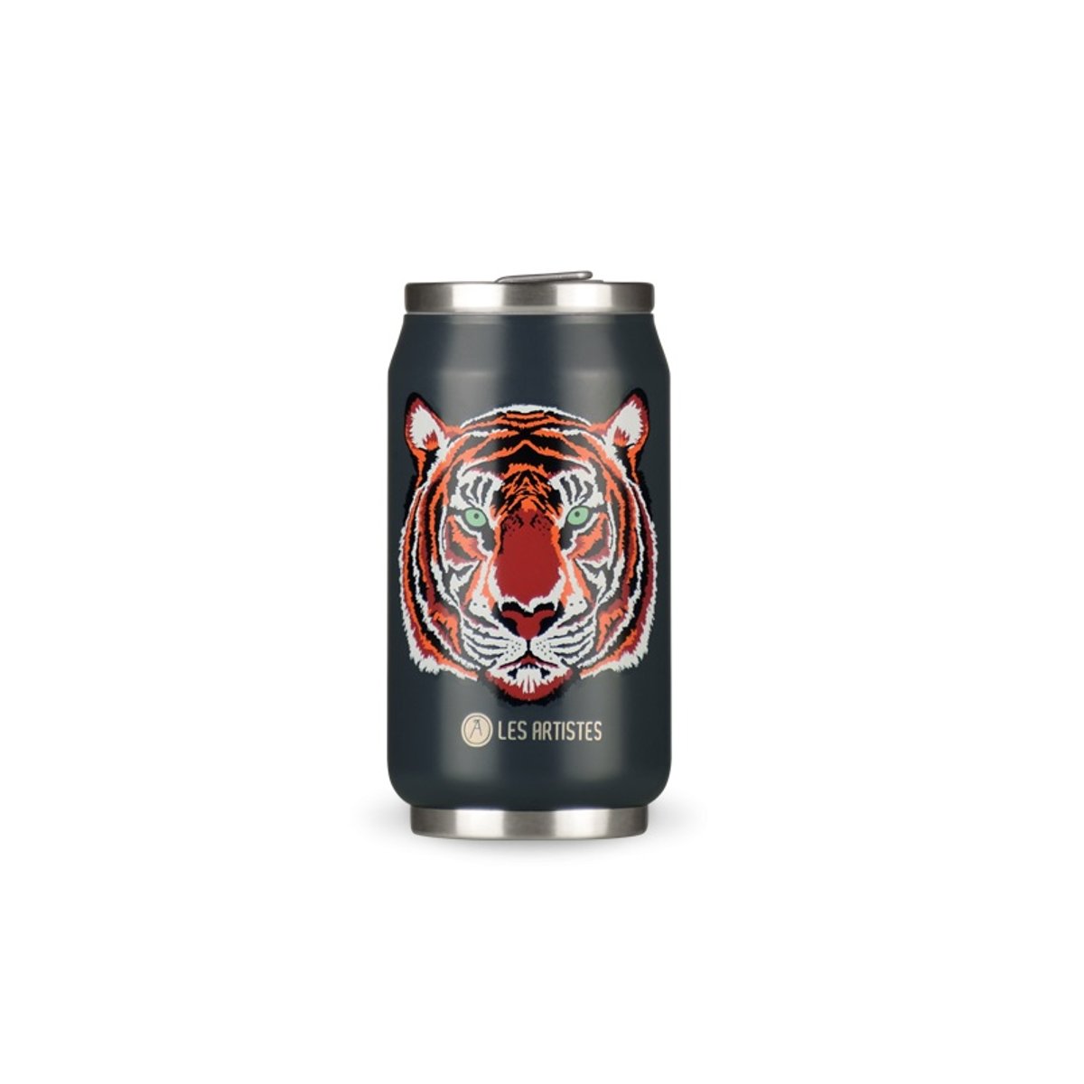 Canette isotherme Tigre 280 ml gris, LES ARTISTES PARIS