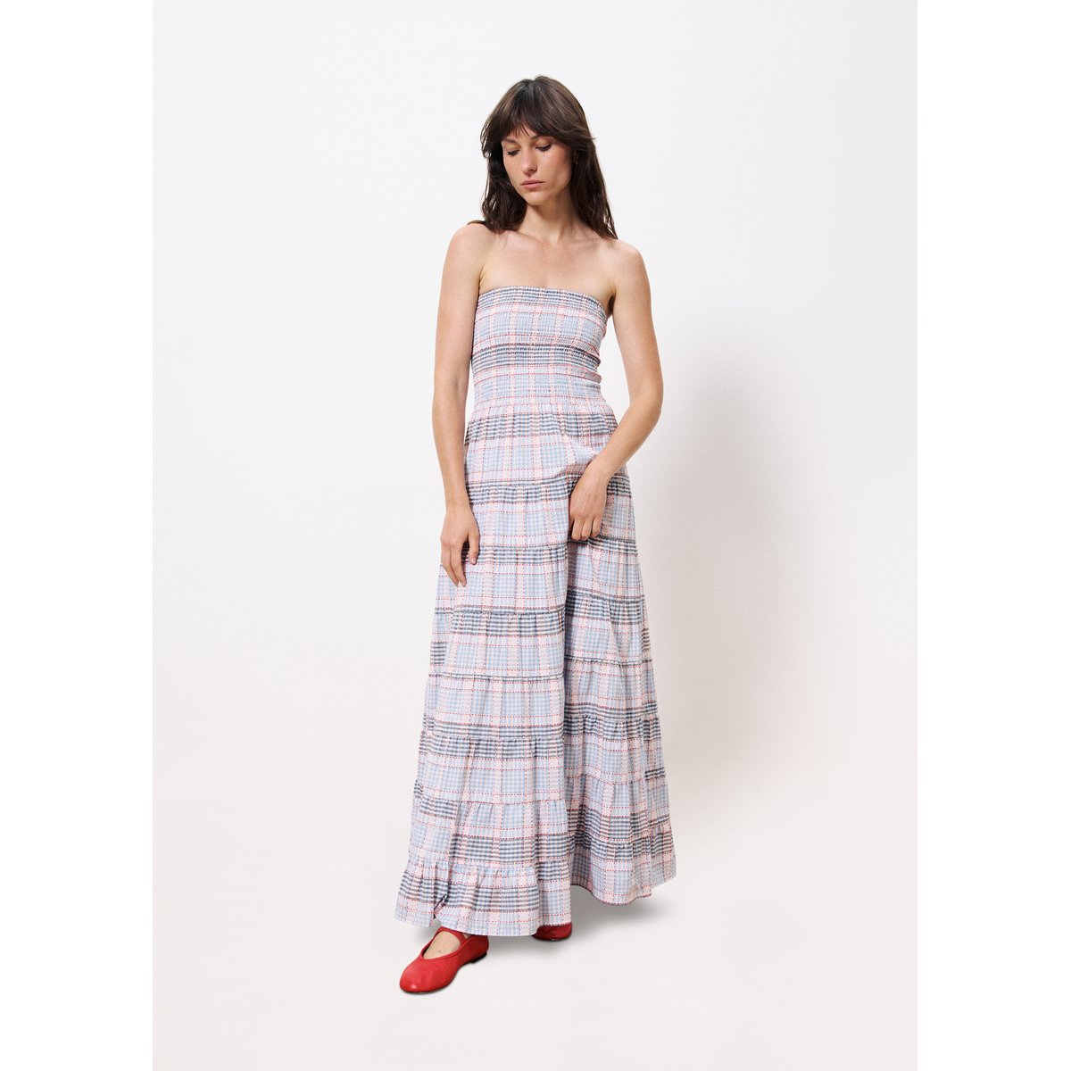 Robe  longue DALEL bleu clair, FRNCH