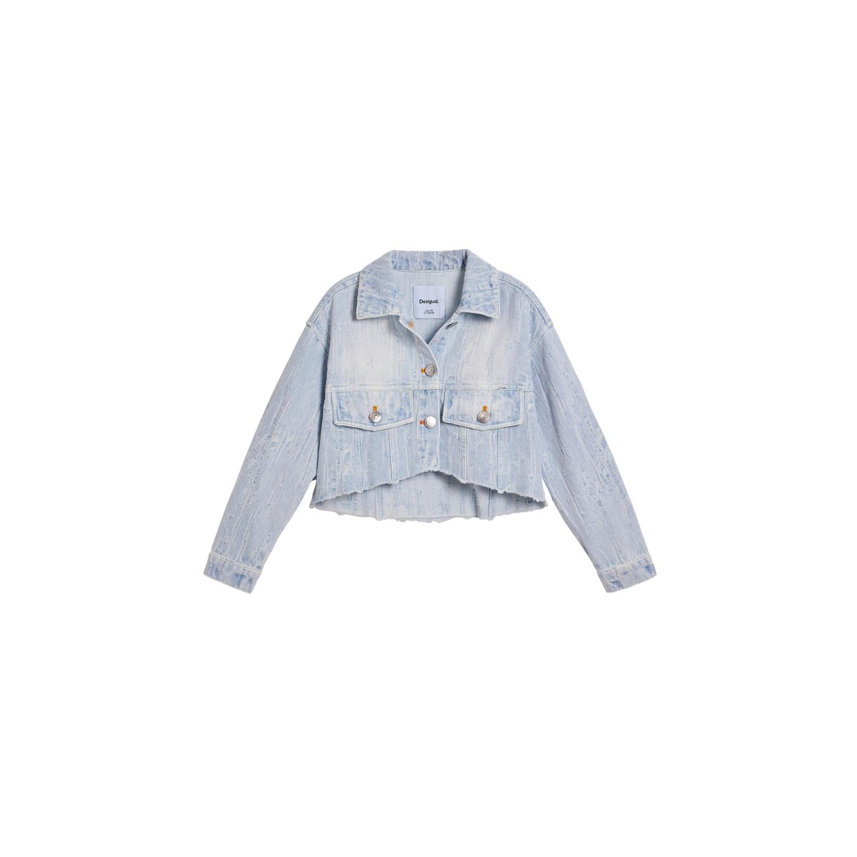 Veste en denim trucker bleu, DESIGUAL