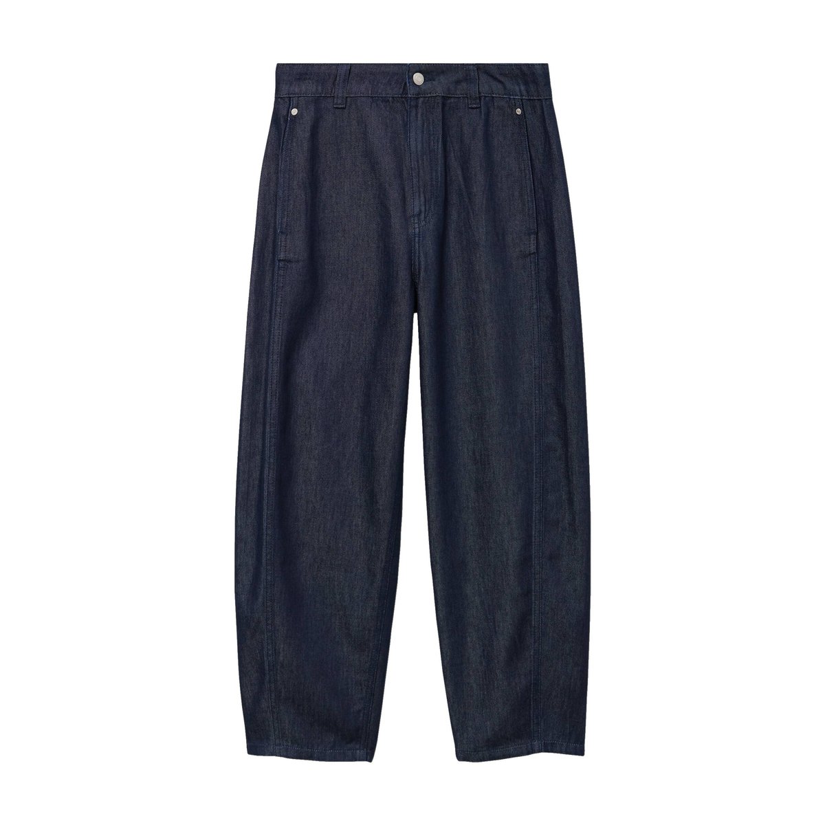 Jeans slouchy taille haute denim brut, BONOBO