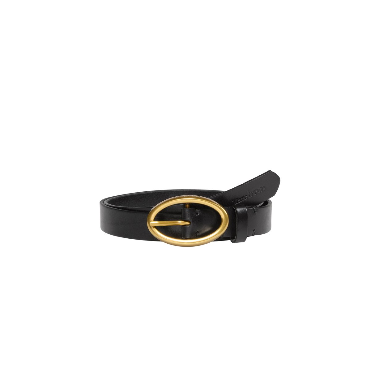 Ceinture avec boucle ovale noir, MARC O'POLO
