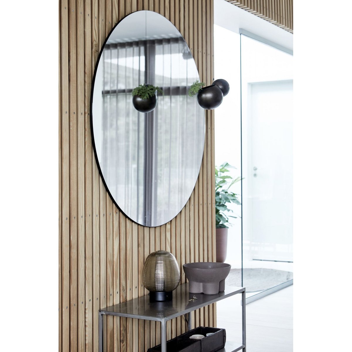 Miroir Rond Walls Clear Diam 110 cm transparent, HOUSE DOCTOR