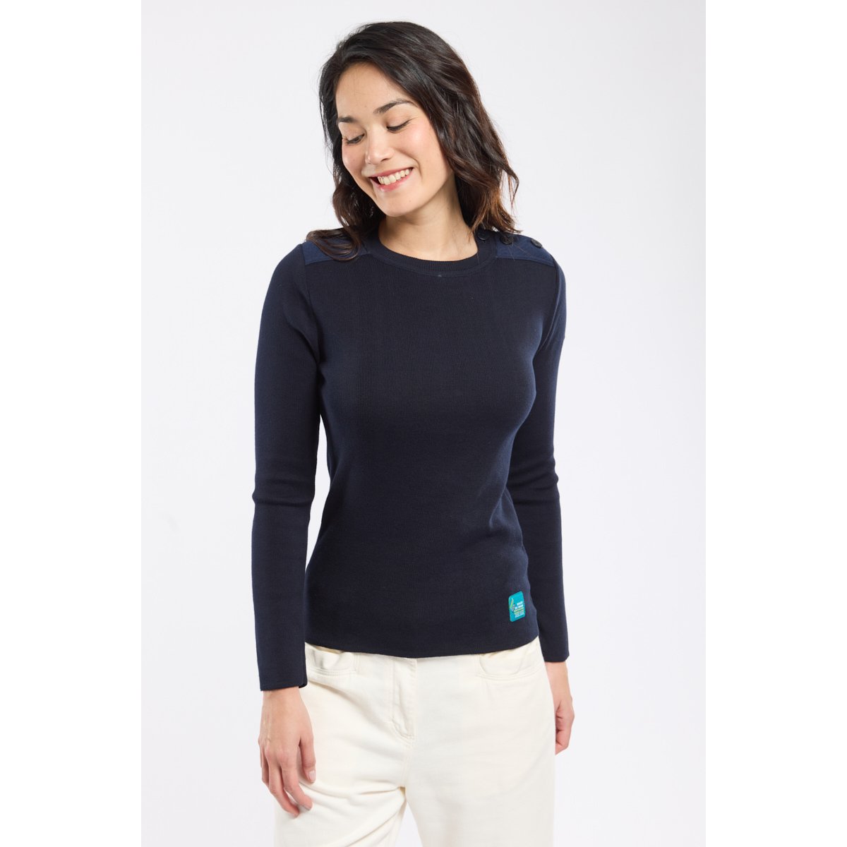 Pull marin en ROUTE DU RHUM marine deep, ARMOR-LUX
