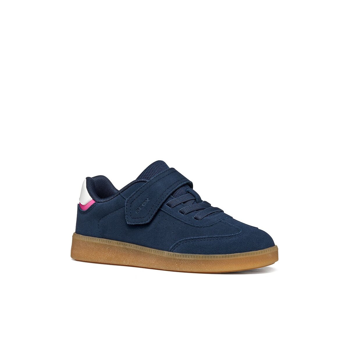 Zapatillas transpirables, de piel de ante NEW EMBERLIX azul marino, GEOX