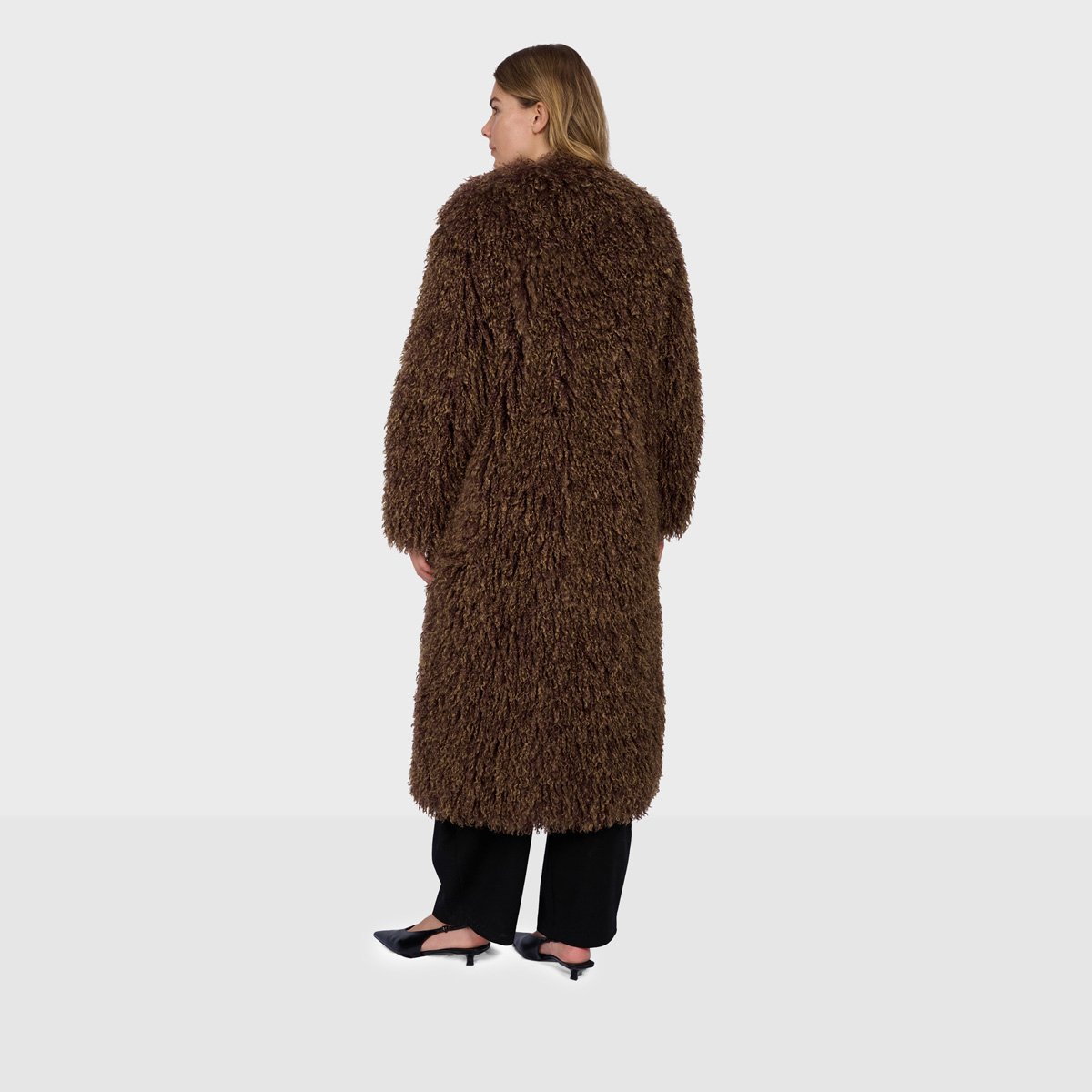 Manteau long à coupe ample HARPER bronze, OAKWOOD