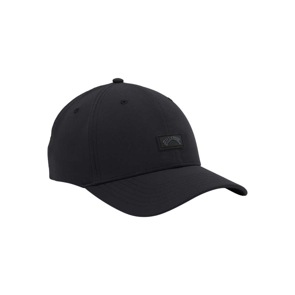 Casquette à 6 pans, avec patch en silicone SURFTREK noir black, BILLABONG