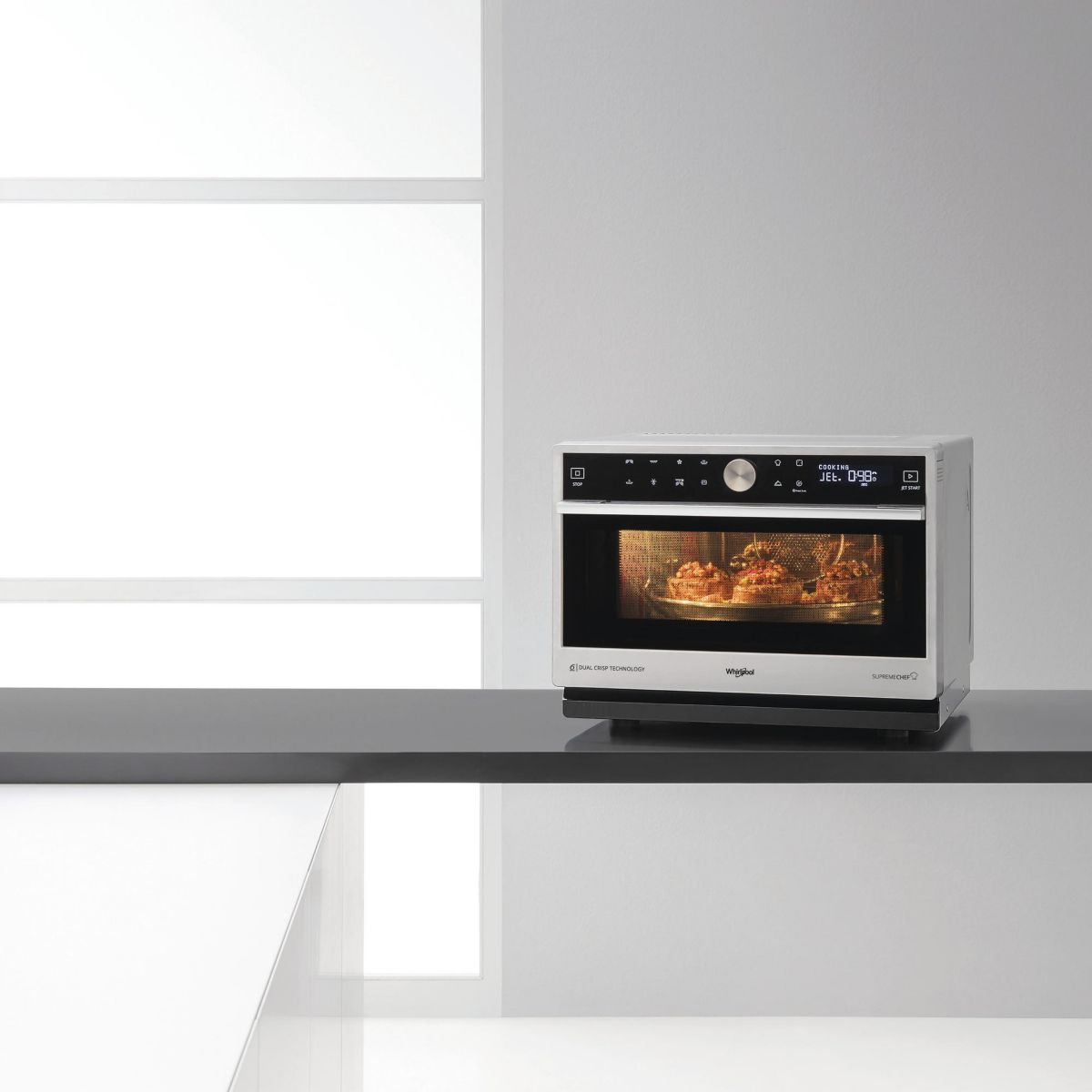 Micro ondes combiné MWSC9133SX couleur unique, WHIRLPOOL