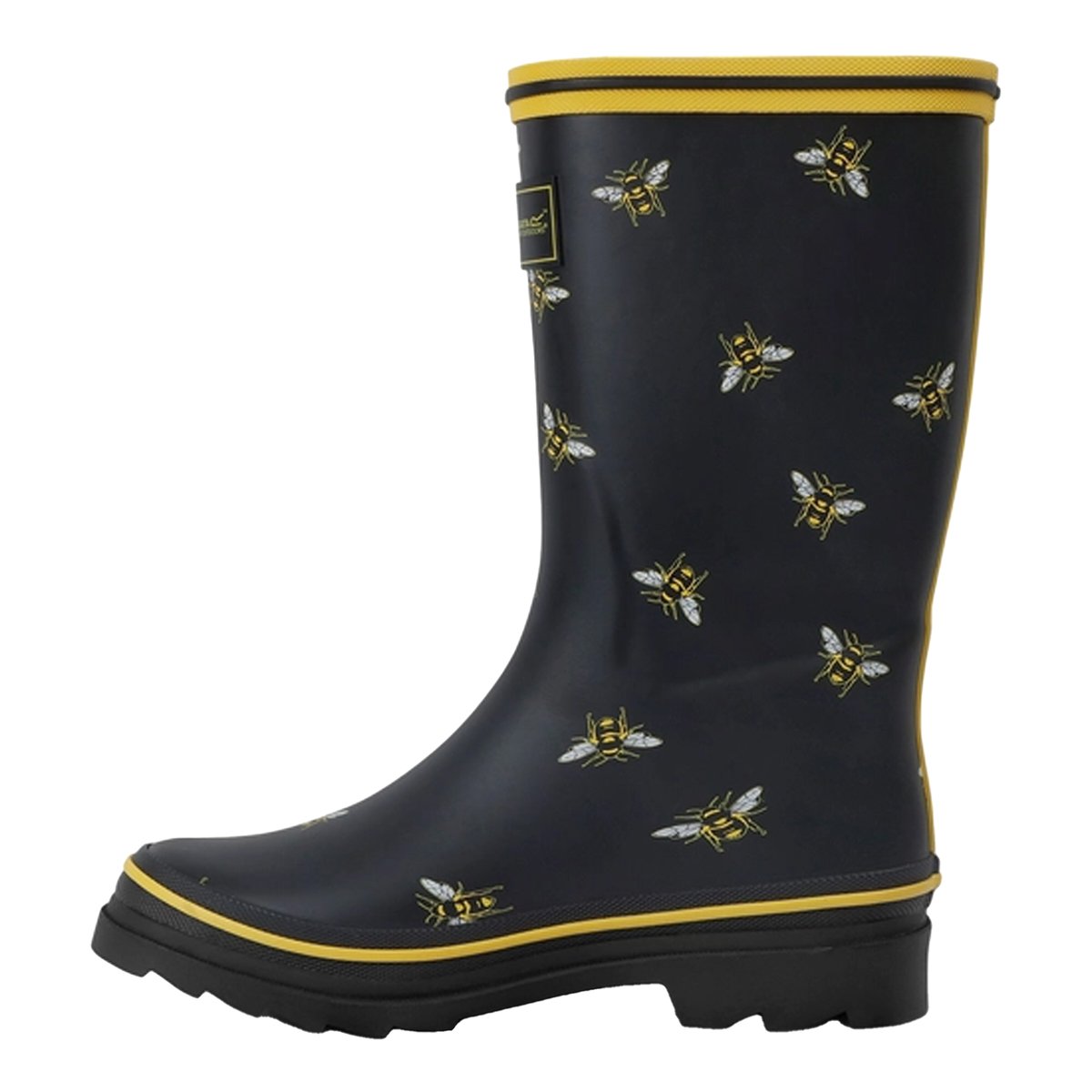 Bottes de pluie motif abeille AMELIA noir, REGATTA