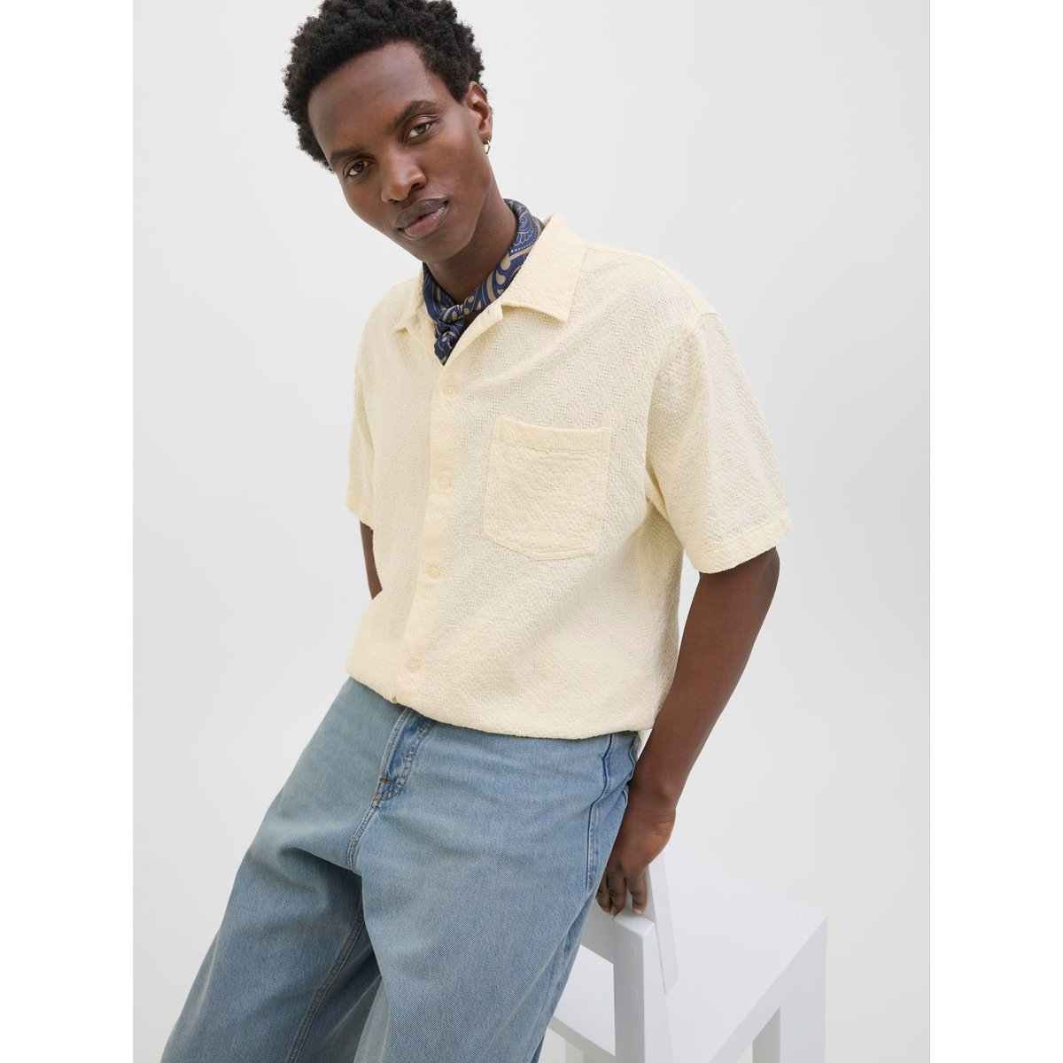 Chemise De Vacances antique white, JACK & JONES