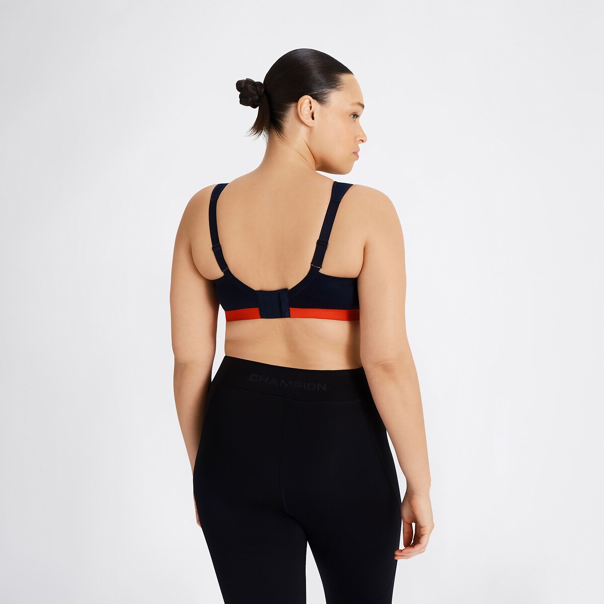 Reggiseno sportivo Active D+ Classic a sostegno estremo blu scuro, CHAMPION SHOCK ABSORBER