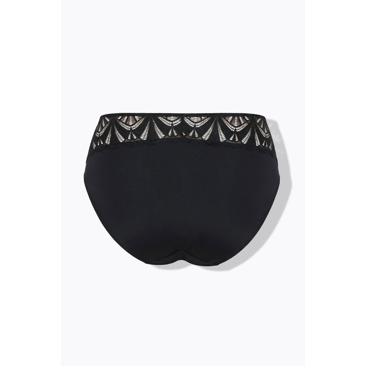 Culotte midi TruYou en microfibre noir, ULLA POPKEN