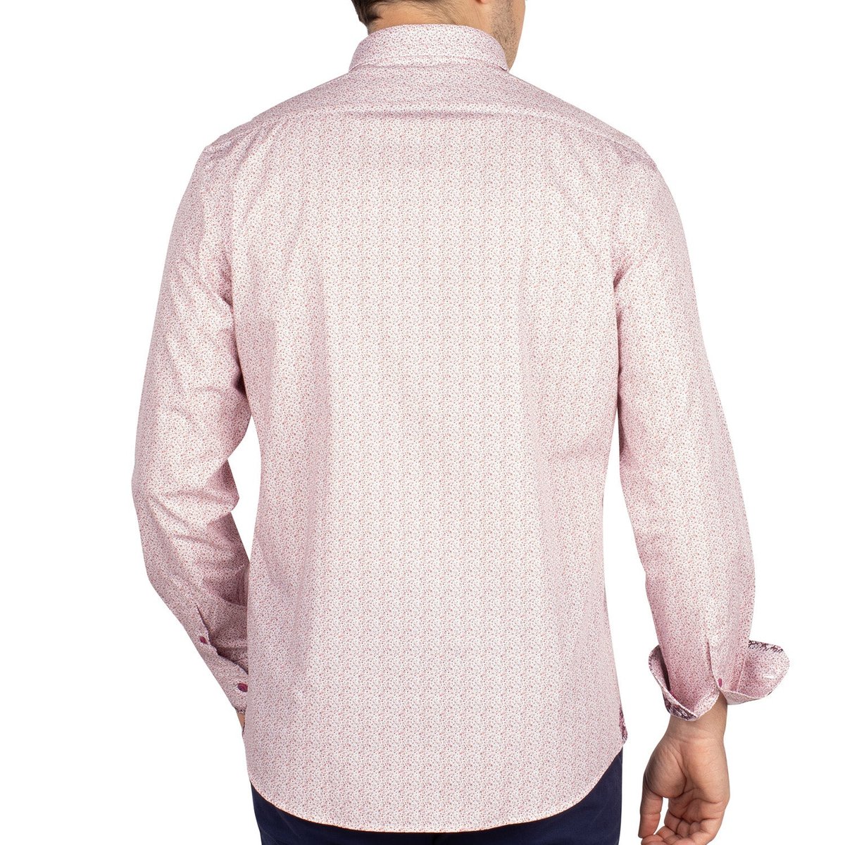 Chemise à fleurs rose, SHILTON