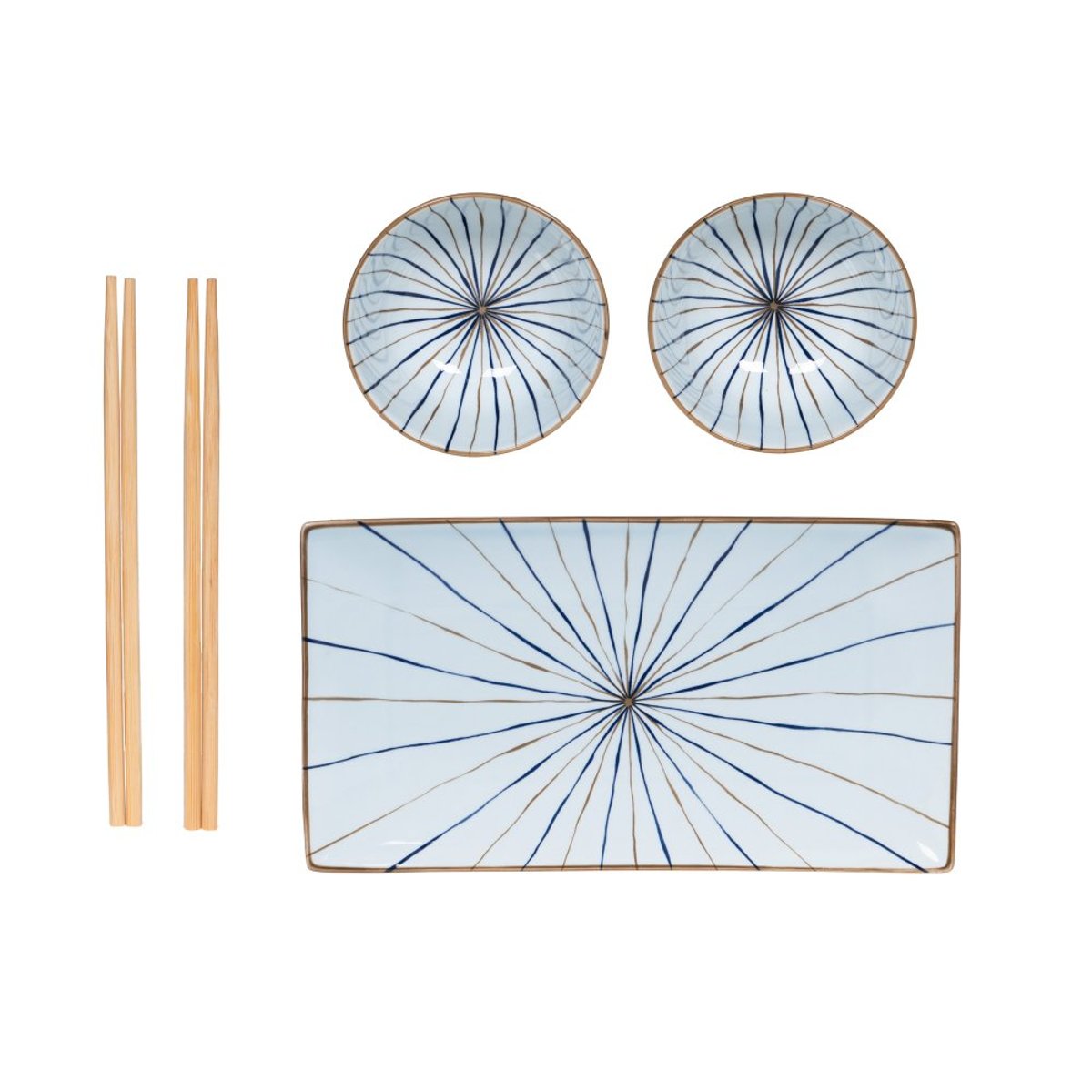 Coffret service à Sushi Linea - LINEA bleu, TABLE PASSION
