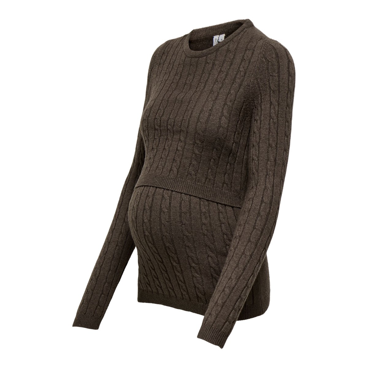 Pull En Maille chocolate brown 1, ONLY