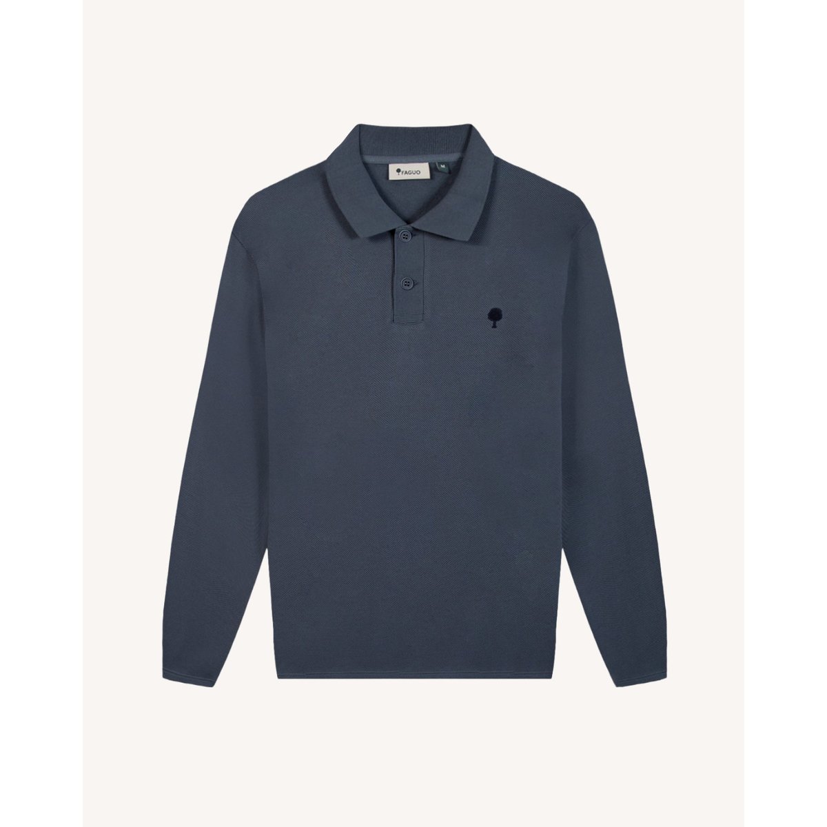 Polo en maille bleu marine, FAGUO