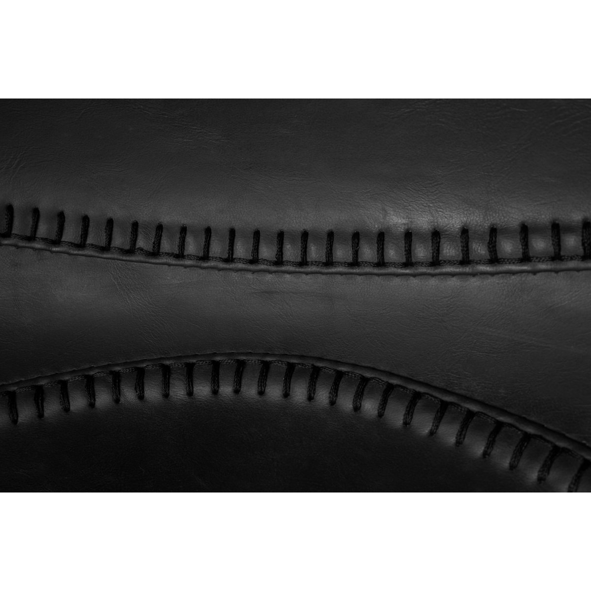 Chaise en PE cuir Franky noir, DUTCHBONE
