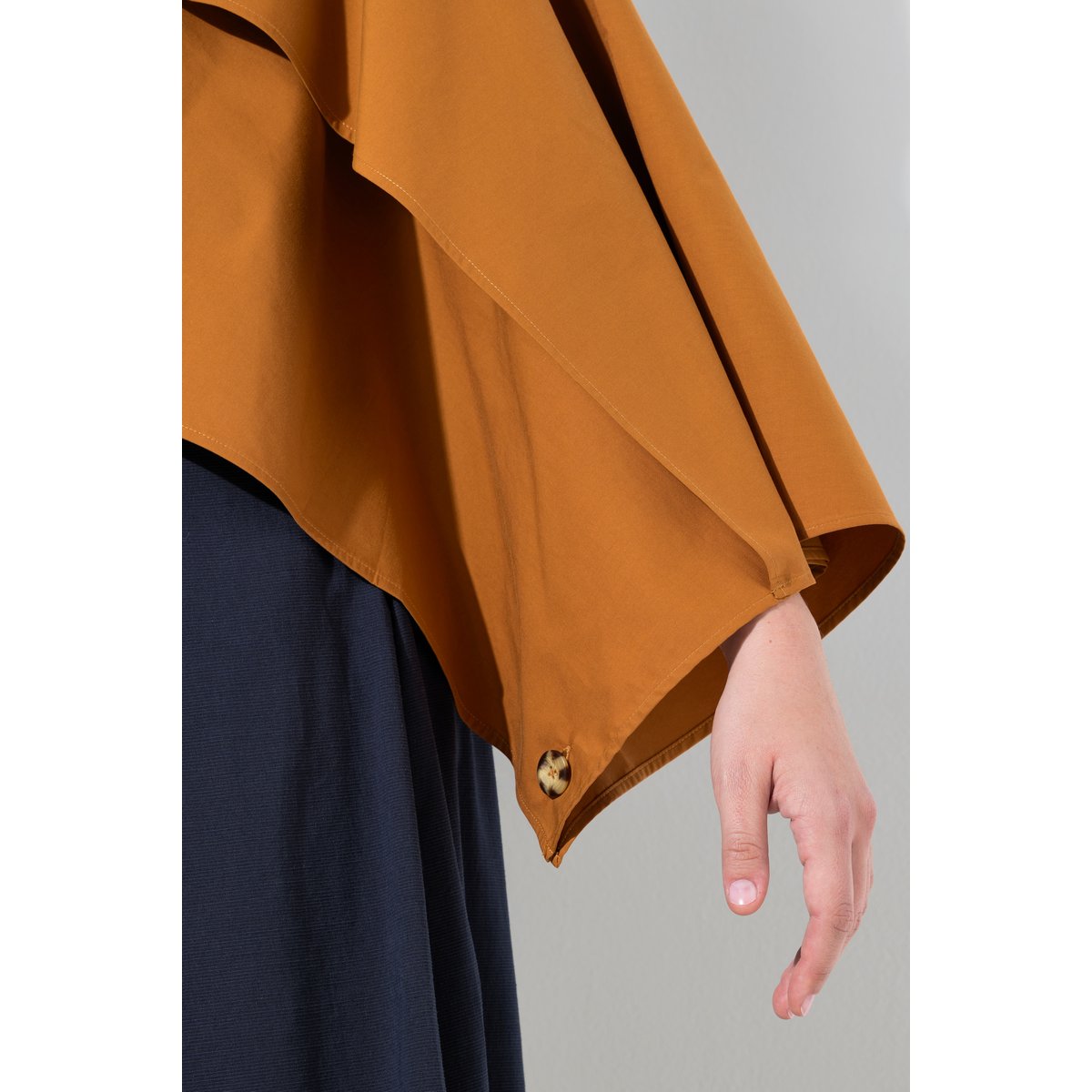 Veste courte et ample esprit trench mangue, ULLA POPKEN