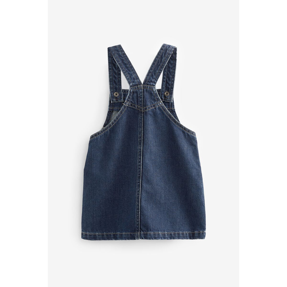 Pinafore Denim Sans Manches bleu indigo, NEXT