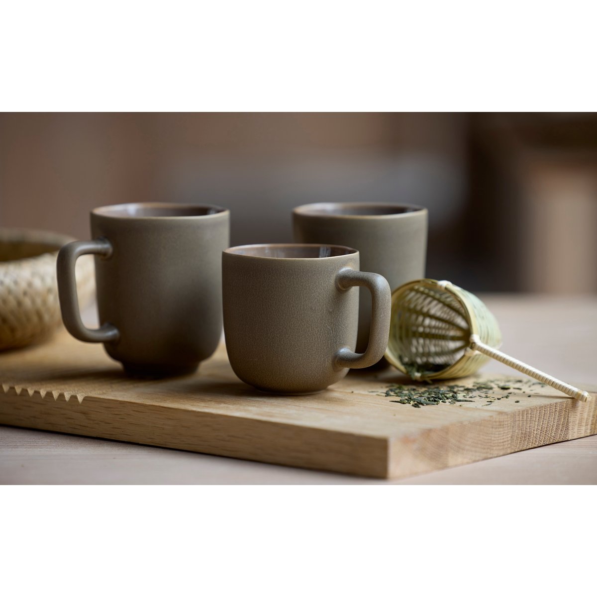 Mug avec anse SHOKU marron chaud, VILLA COLLECTION