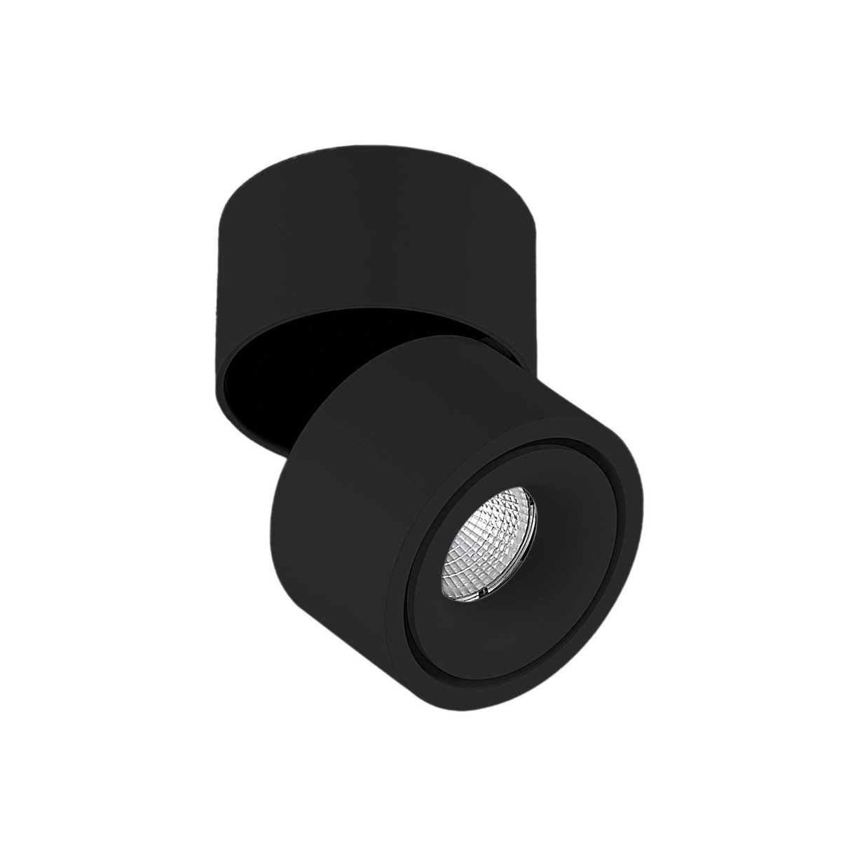 Plafonnier en aluminium moderneLED, Rotari noir, ARCCHIO