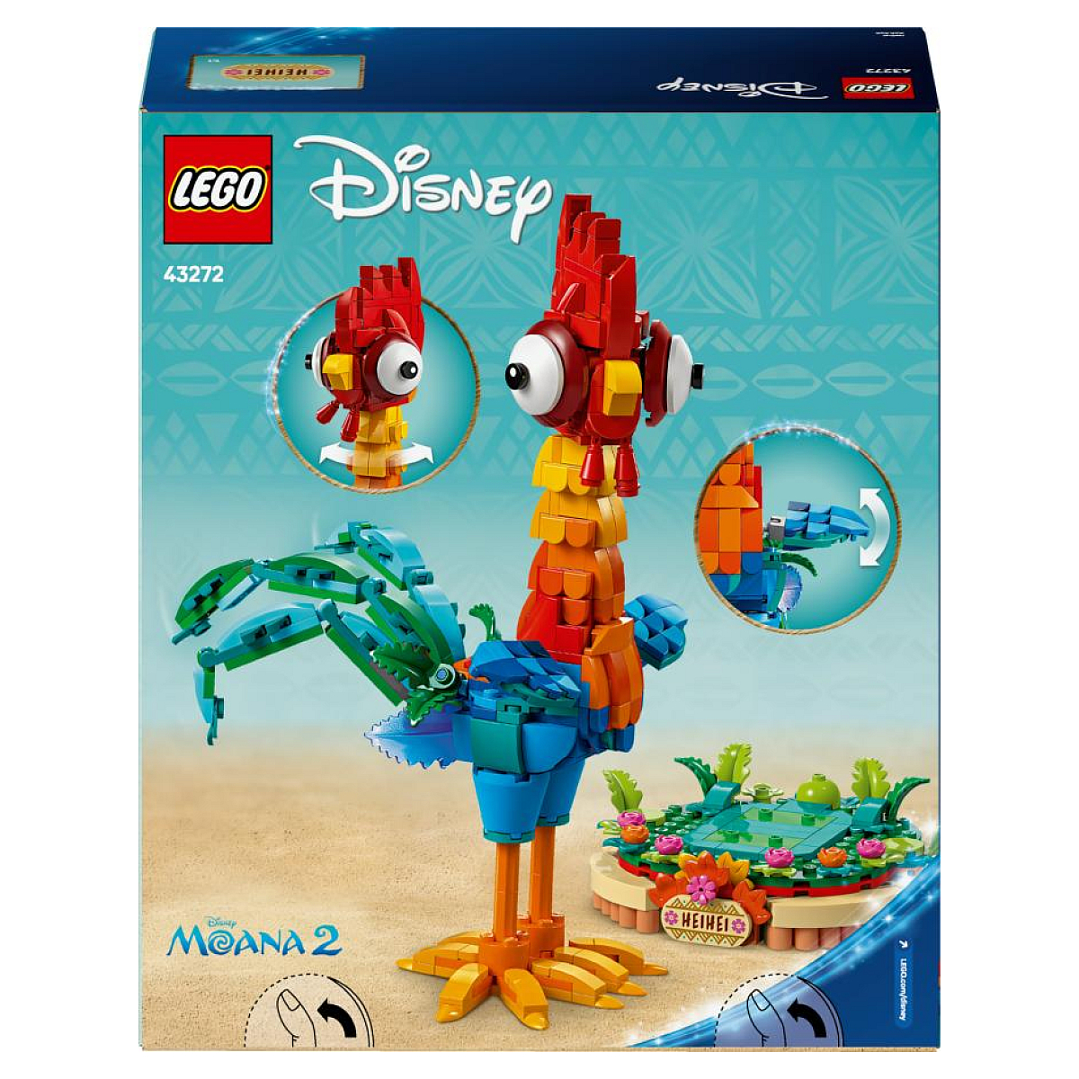 43272 Heihei ® Disney Princess rouge, LEGO