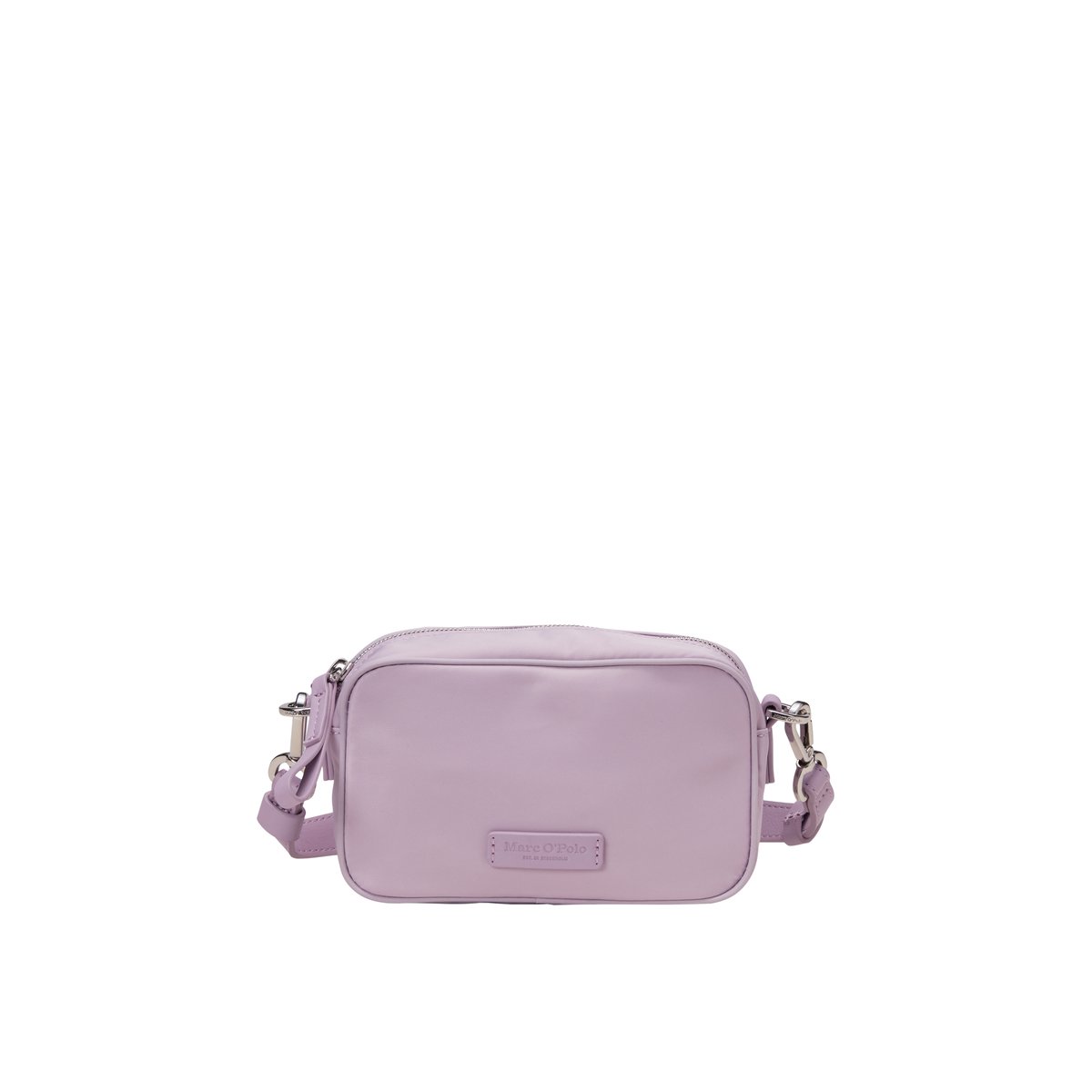 Sac à bandoulière small en matériau recyclé lilas, MARC O'POLO
