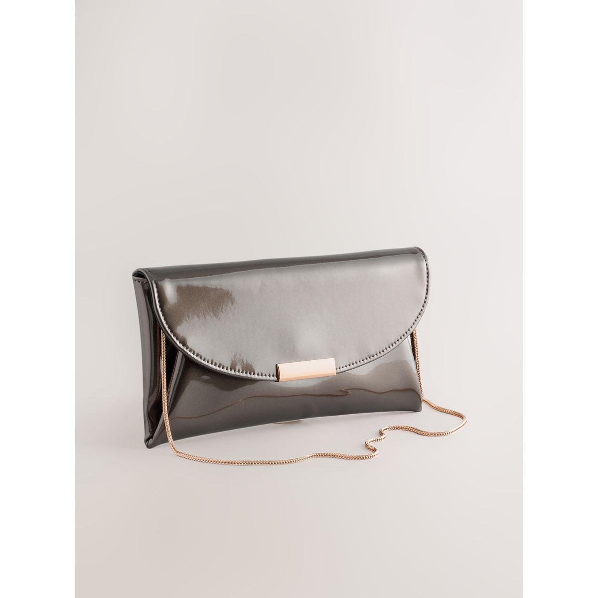 Pochette scintillante marron chocolat, NEXT