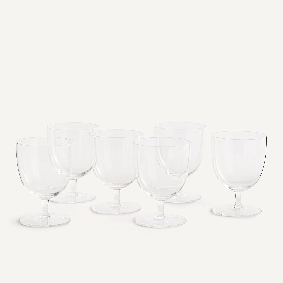 Lot de 6 verres à vin, hauteur 14 cm, JOHA transparent, AM.PM