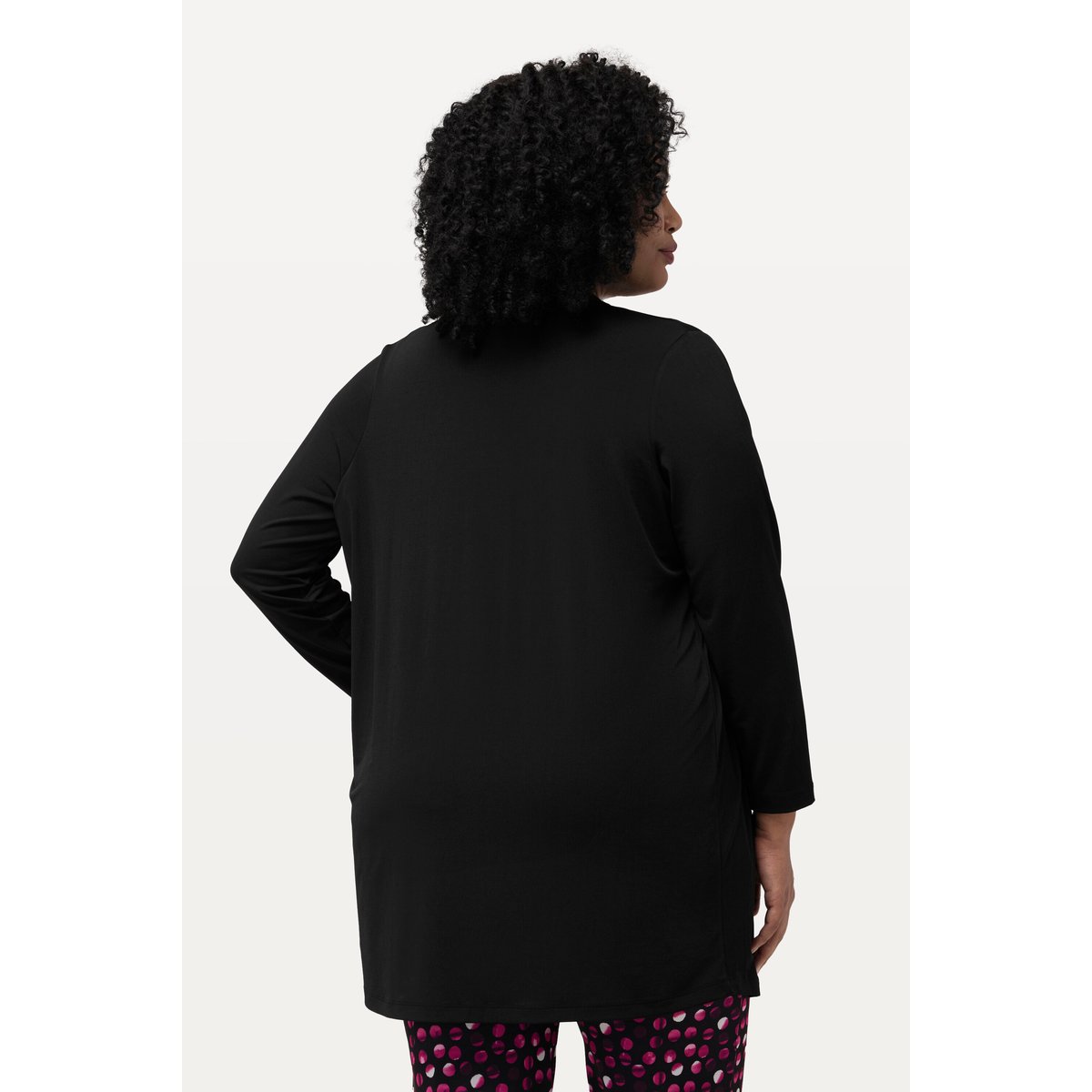 Veste en jersey noir, ULLA POPKEN