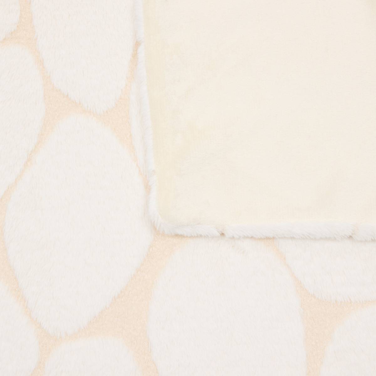 Plaid BOUCLY beige lin, ATMOSPHERA