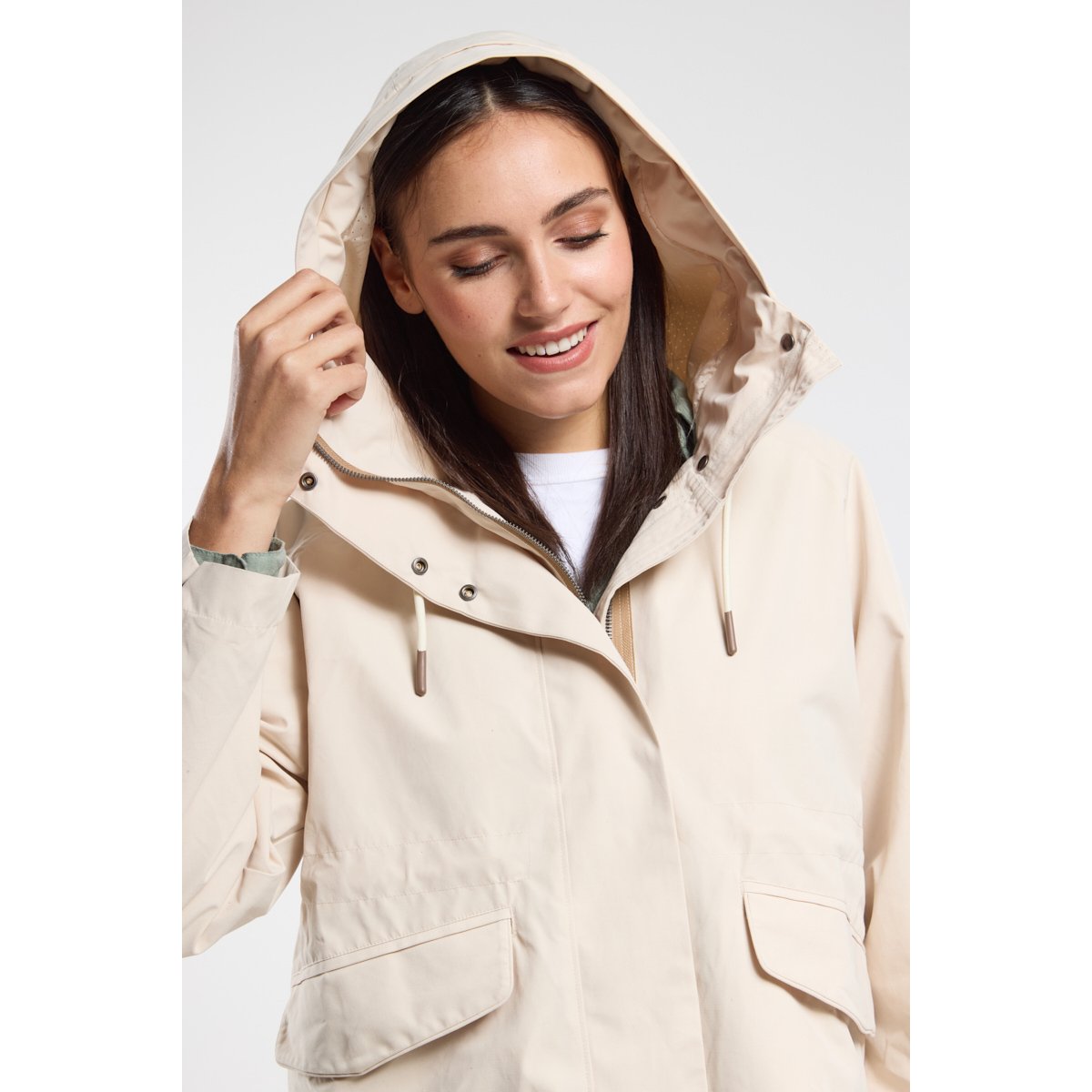 Parka imper-respirante BUDLEY beige, BERMUDES
