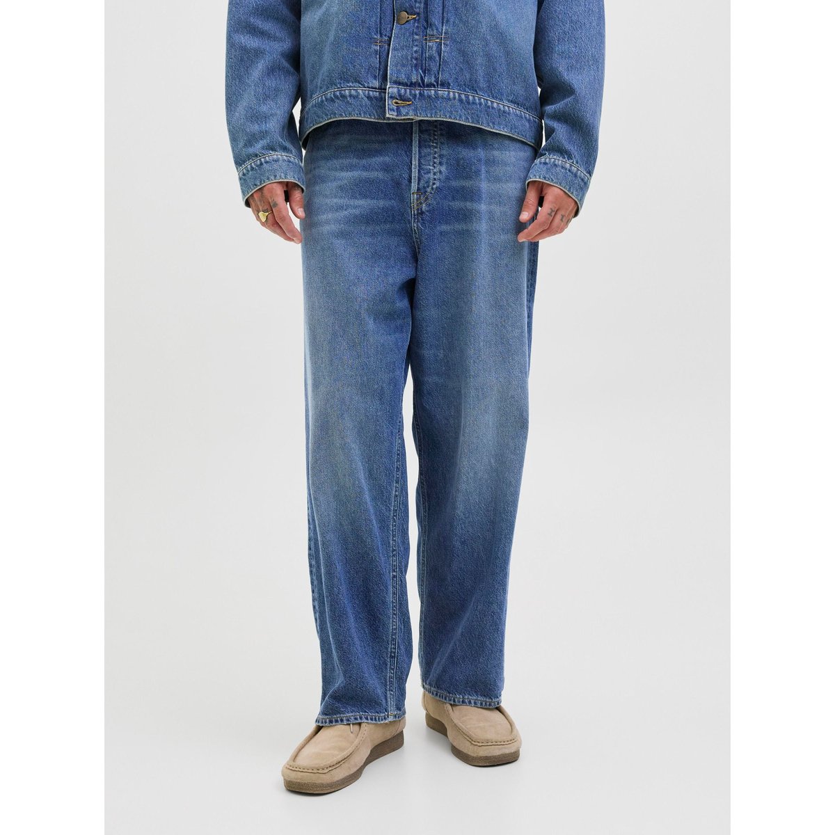 Jean Extra Baggy Fit blue denim, JACK & JONES