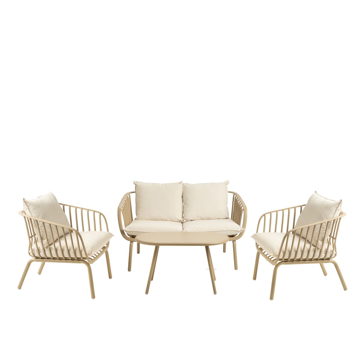 Ensemble de jardin Métal - MADEIRA beige, KENAY